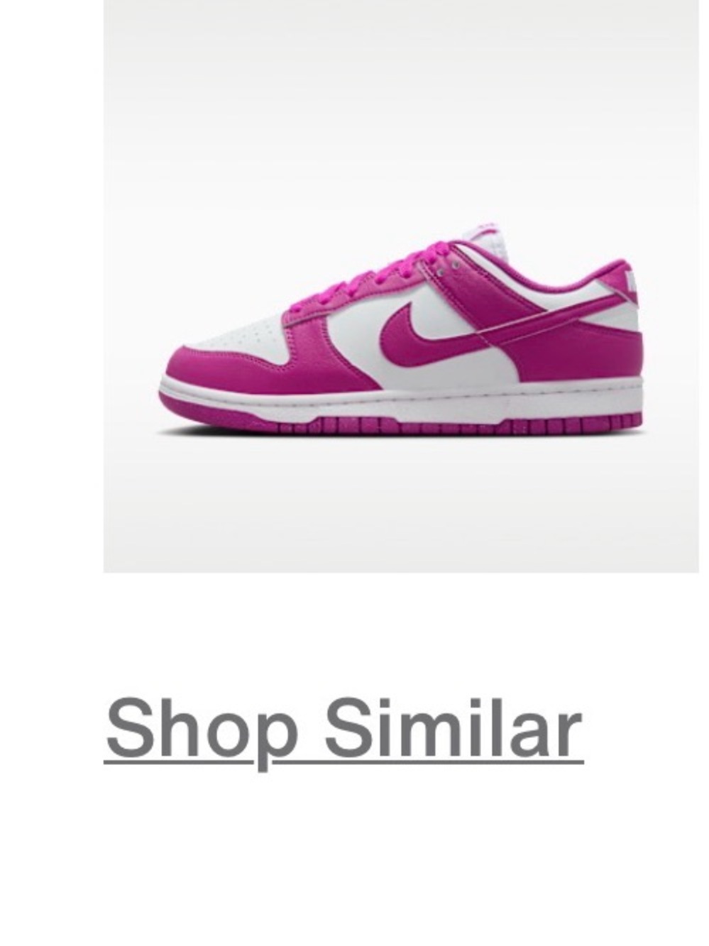 Nike dunk purple and white